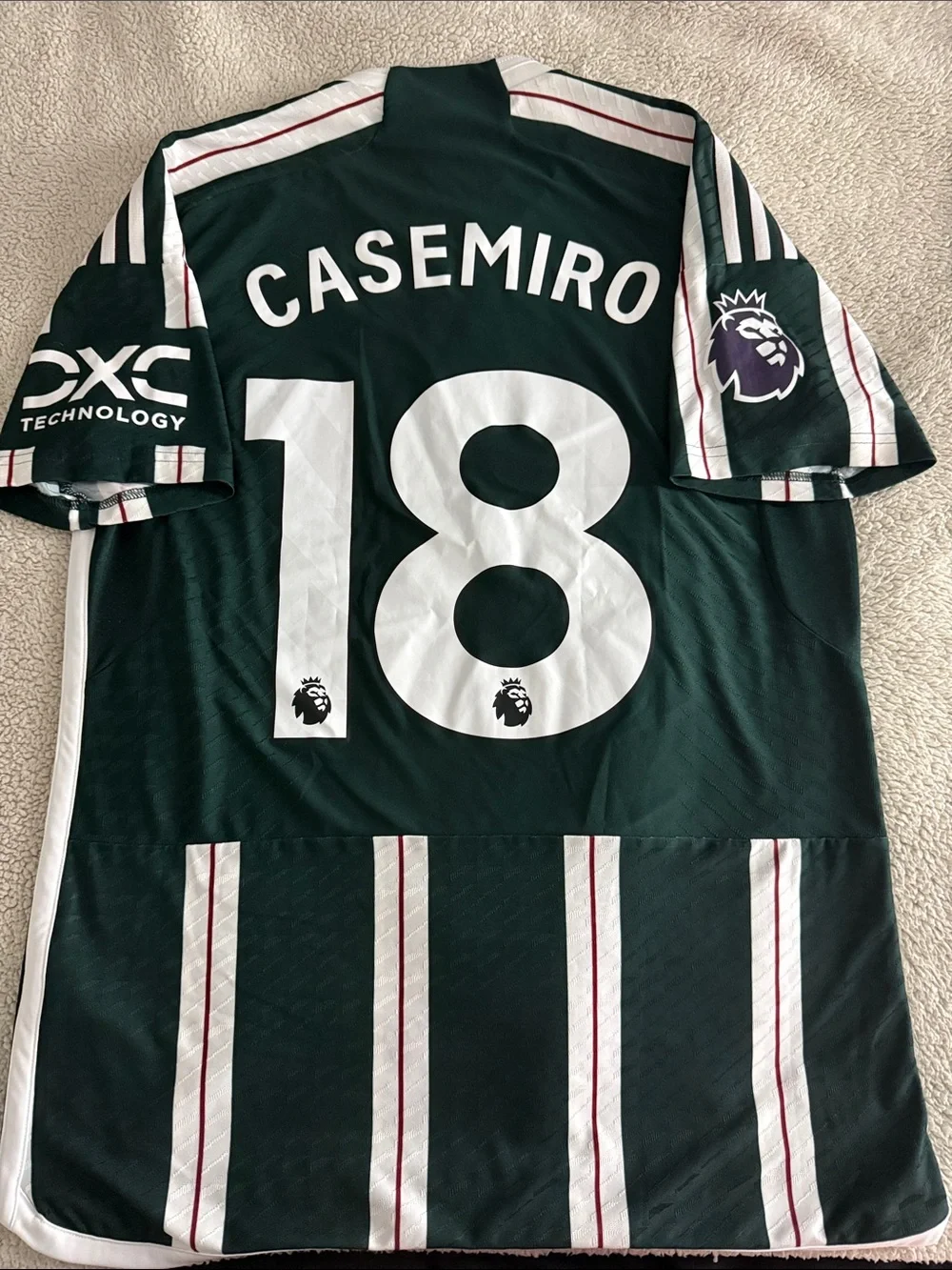 Manchester United #18 Casemiro 2023-24 Adidas Away Premier League Player Jersey